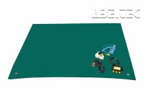 SAP 1, Service ESD workplace 800x600mm ESD mat NC-0914, green + accessories