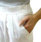 ABE.TEC výroba - ESD medical pants, blue, with logo